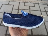 Мокасини жіночі-15-ТСА-18 Сині біла підошва.Ростовка 6 пар.36-41