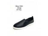 Мокасини жіночі 15-1033 Чорні.Ростовка 6 пар.37-41+39