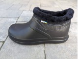 Галоші жіночі на хутрі. DAGO 7004 Чорні.Ростовка 8 пар. 37-41+38+39+40