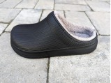 Галоші сабо жіночі на хутрі.15-Крок-100 Чорні.Ростовка 6 пар. 36-41