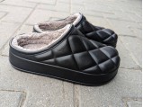 Галоші сабо жіночі на хутрі.15-Крок-111 Чорні.Ростовка 6 пар. 36-41