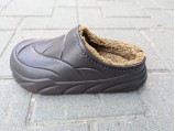 Галоші-сабо жіночі на хутрі.15-128 Шоколад. Ростовка 6 пар. 36-41 