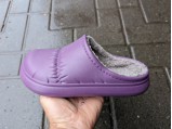 Галоші сабо жіночі на хутрі.15-Крок-114 Фіолетовий.Ростовка 6 пар. 36-41