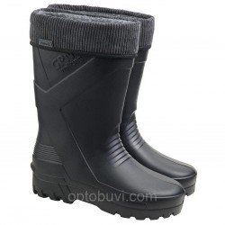 Чоботи чоловічі на хутрі-GIPANIS-RM-135/2 Чорні-фермер .Ростовка 6 пар.42-45+43+44