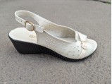 Босоніжки жіночі шкіряні -ЛА-5075 Білі.Розміри 38.