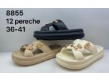 Шльопанці жіночі МЛ-8855 Кольори змішані.Ростовка 12 пар.Розміри з 36 по 41