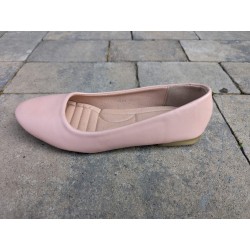 Балетки жіночі 3/11-3130 Пудра.Ростовка 8 пар.Розміри 36-41 