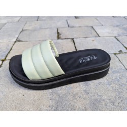 Шльопанці жіночі- 3/11 5451 Білі.Ростовка 8 пар.Розміри 36-41