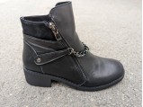 Ботінки жіночі демисезонні шкіряні -ЛЮ-8011.Розміри 40.