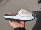 Шльопанці жіночі турція-ГЛ-0588 Білі.Великани.Ростовка 6 пар. 40-43