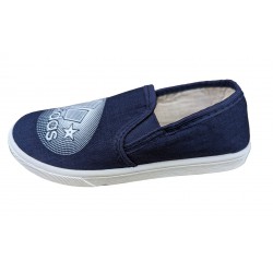 Мокасини дитячі 15-0127 Сині-підошва біла.Розміри з 31 по 36 .Ростовка-6 пар