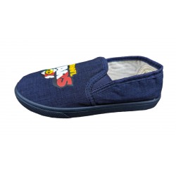 Мокасини дитячі 15-0134 Сині-підошва синя.Розміри з 31 по 36 .Ростовка-6 пар